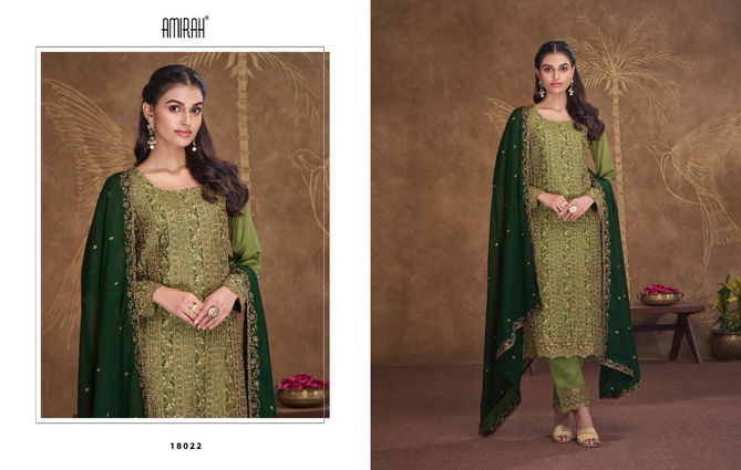 Elaina Vol 2 By Amirah Silk Embroidered Wedding Wear Salwar Kameez Wholesale Price In Surat
